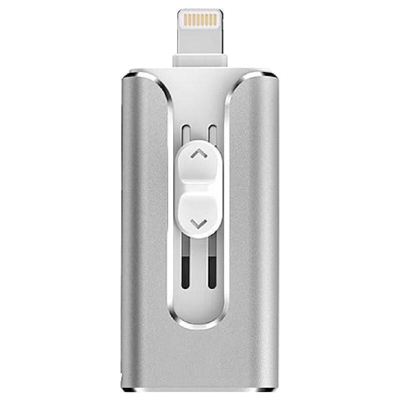 Pen Drive de Celular 4 em 1 - Multi Operacional eletronicos 066 AmploTech 8GB Prata