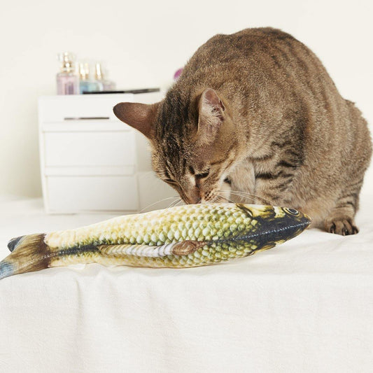 2 unidades de Brinquedo para Gato em formato de Peixe