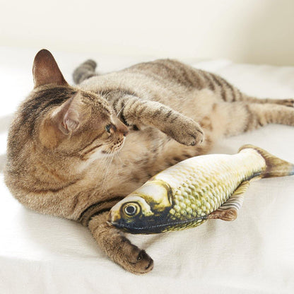 2 unidades de Brinquedo para Gato em formato de Peixe
