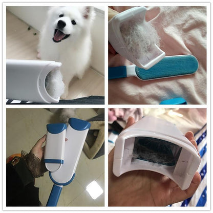 Escova Easy Clean Escova animal de estimação Removedora De Pelos Auto-Limpante