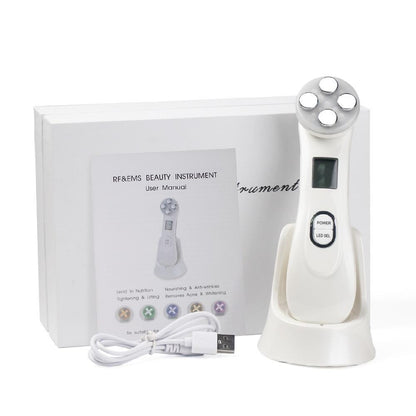Aparelho Tratamento Facial Fototerapia e Radiofrequência LED - 5 em 1