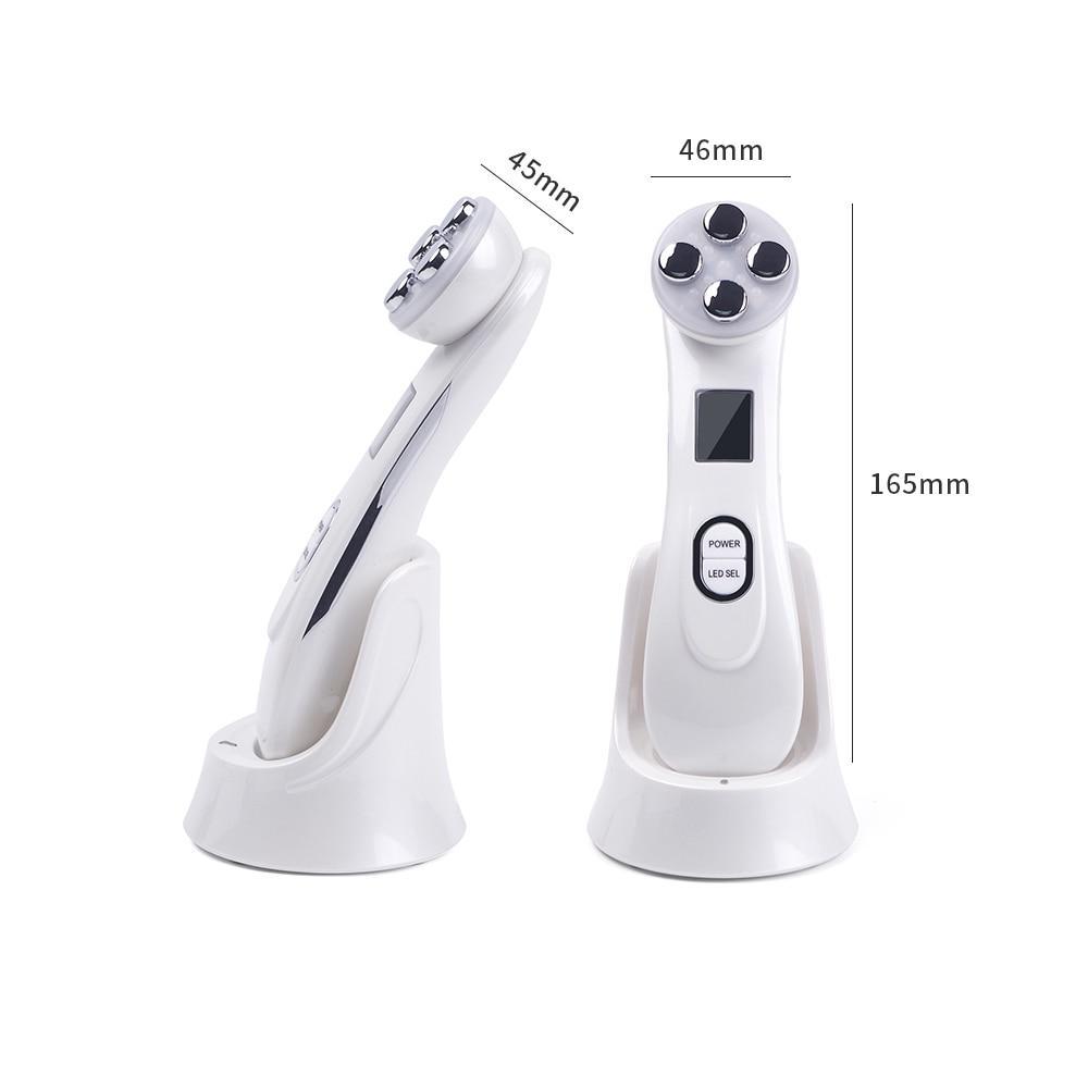 Aparelho Tratamento Facial Fototerapia e Radiofrequência LED - 5 em 1