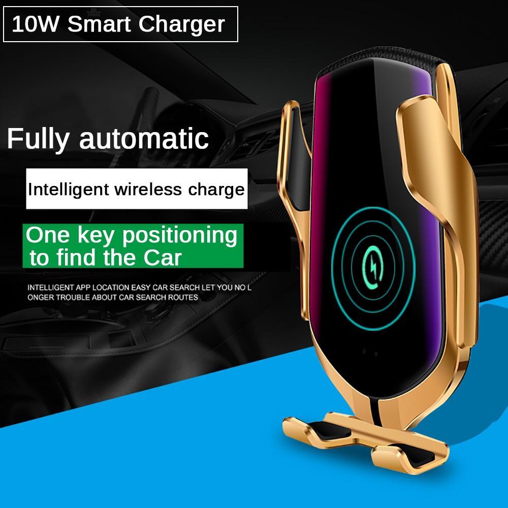 Carregador com Sensor Inteligente sem fios para automóvel