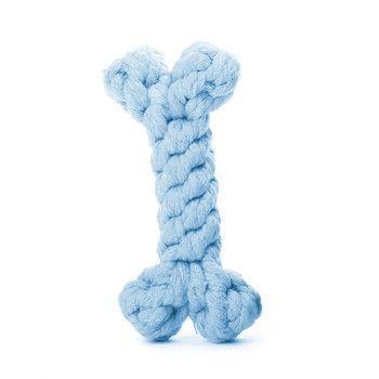Corda de algodão mastigável em forma de osso para cães — 5 unidades