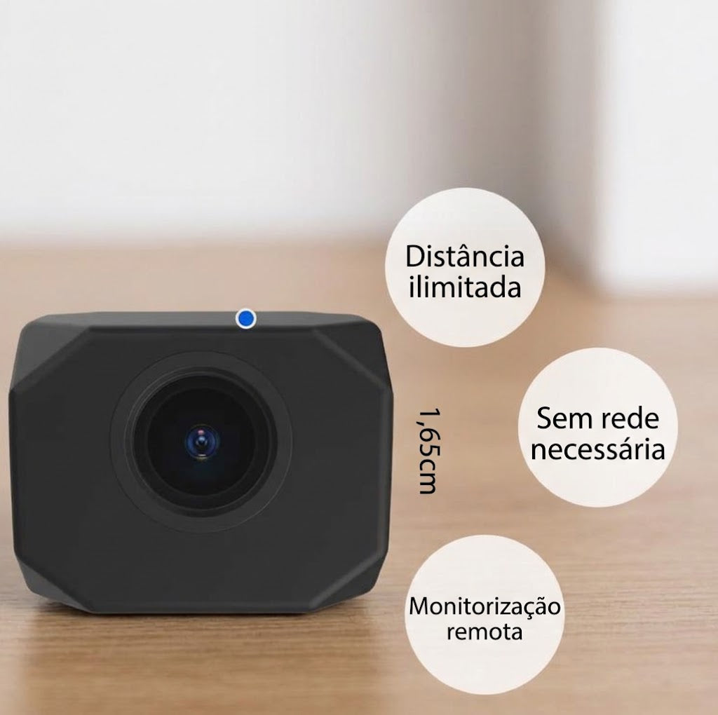 VisioGo Mini 1080 Wi‑Fi — Câmara Compacta