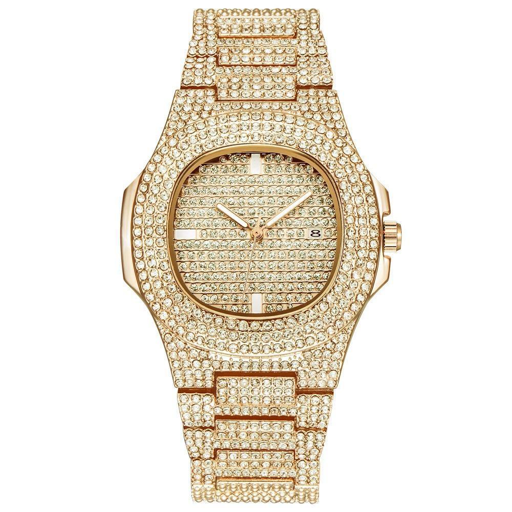 Relógio Diamond Ice - Women Style relógio 029 AmploTech DOURADO 