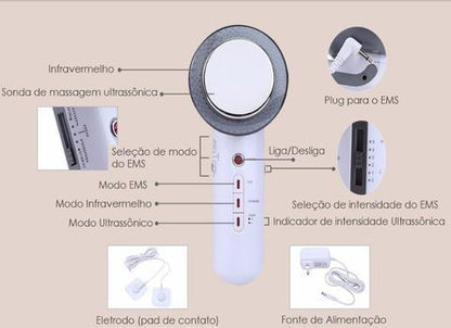 Aparelho de cavitação ultrassónica LED 3 em 1 — UltraLipo®