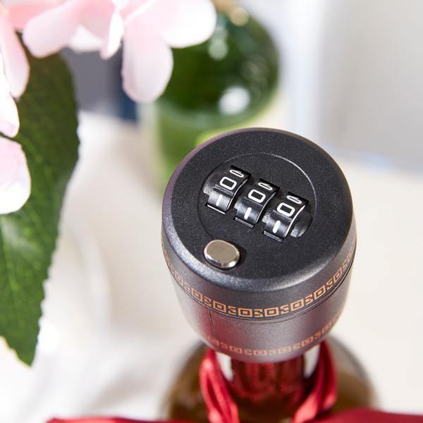 Fecho de combinação para garrafa de vinho — 2 unidades